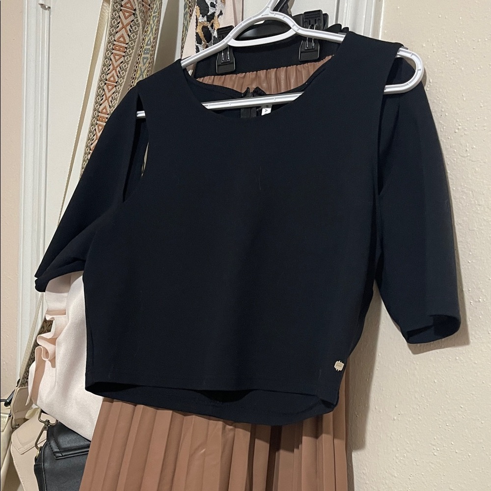 Fabletics Black Crop Top